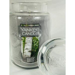 Yankee Candle Silver Birch Scent Original Large Jar 22 oz With Lid